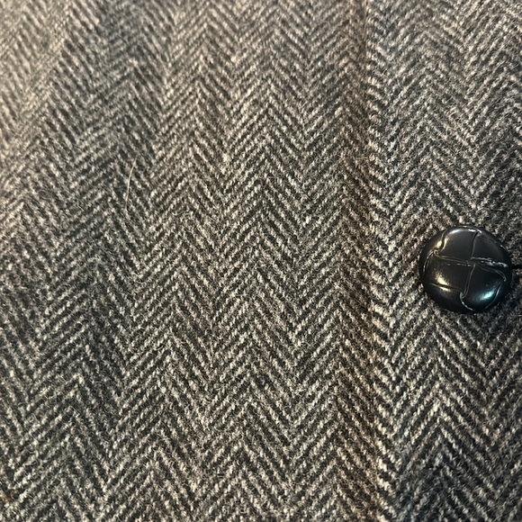 Vintage Casualcraft Men’s Gray Wool Blend Herringbone Peacoat USA Made Size 44L - Picture 5 of 9